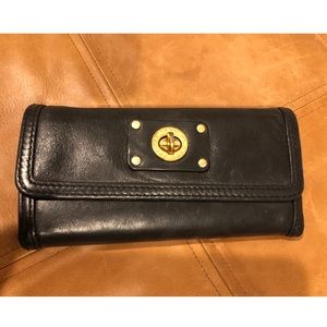 Marc By Marc Jacobs black leather wallet